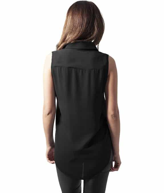 Ladies HiLo Sleeveless Blouse black 2